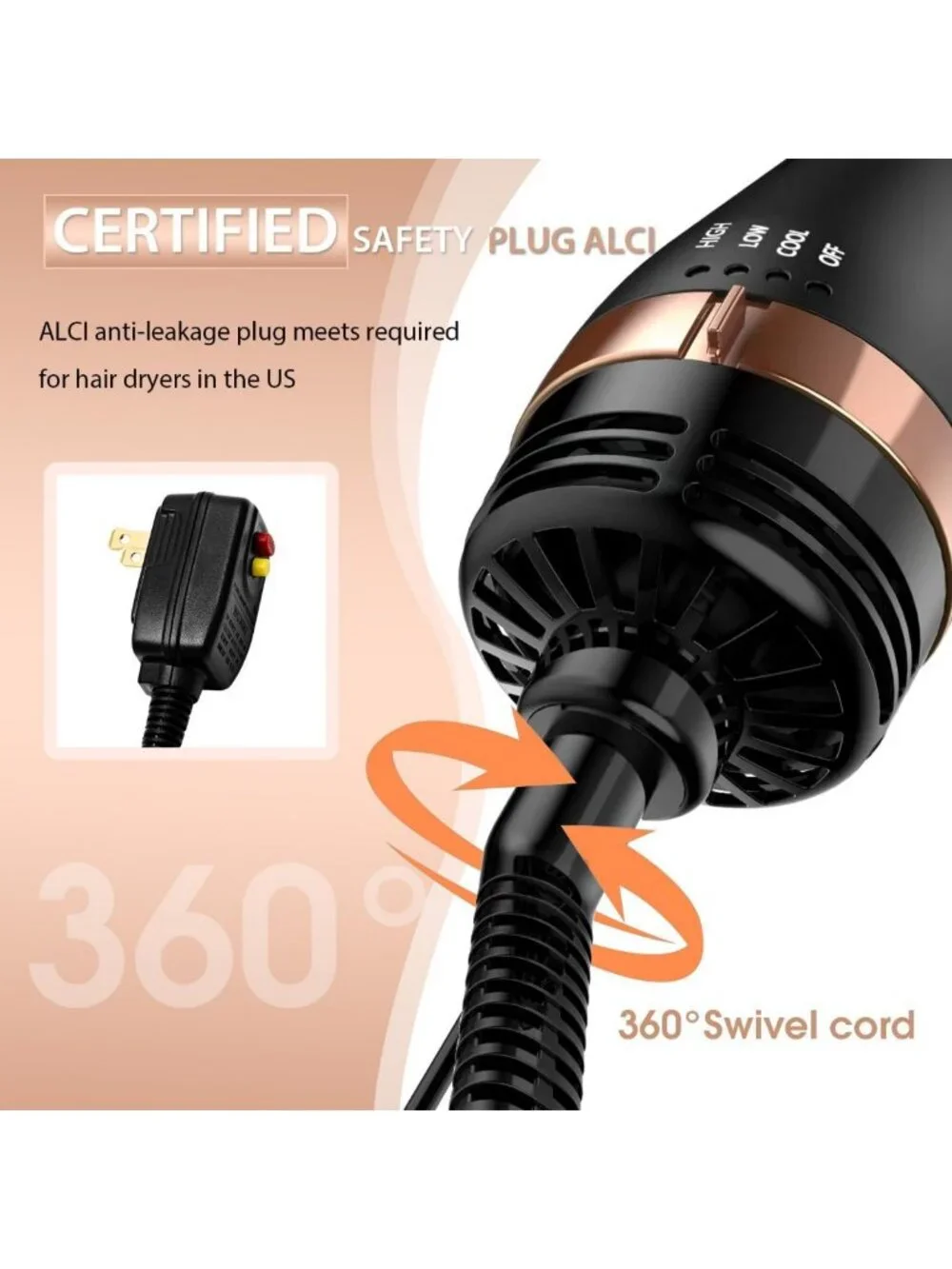 Versatile Hair Dryer Brush & Multi-Styler for Effortless Styling & Volume